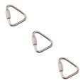 thumbnail image 1 of Transemion Portable Outdoor Carabiner Keychain Stainless Steel Quick Link 5mm 3Set, 1 of 6