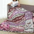 thumbnail image 5 of 70th Birthday Gifts for Women Men, 70th Birthday Throw Blankets 50x60 Inch 70th Birthday Gifts Ideal for Her Him, 1954 Bed Blanket Gift for Parents Husband Wife, 5 of 5