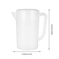 thumbnail image 2 of jojofuny PP Water Pitcher for Households Party Use 1Pcs 9.63X5.31X5.31in, 2 of 8
