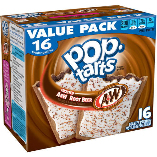 Pop-Tarts Frosted A&W Root Beer Toaster Pastries, 16 ct, 28.2 oz.