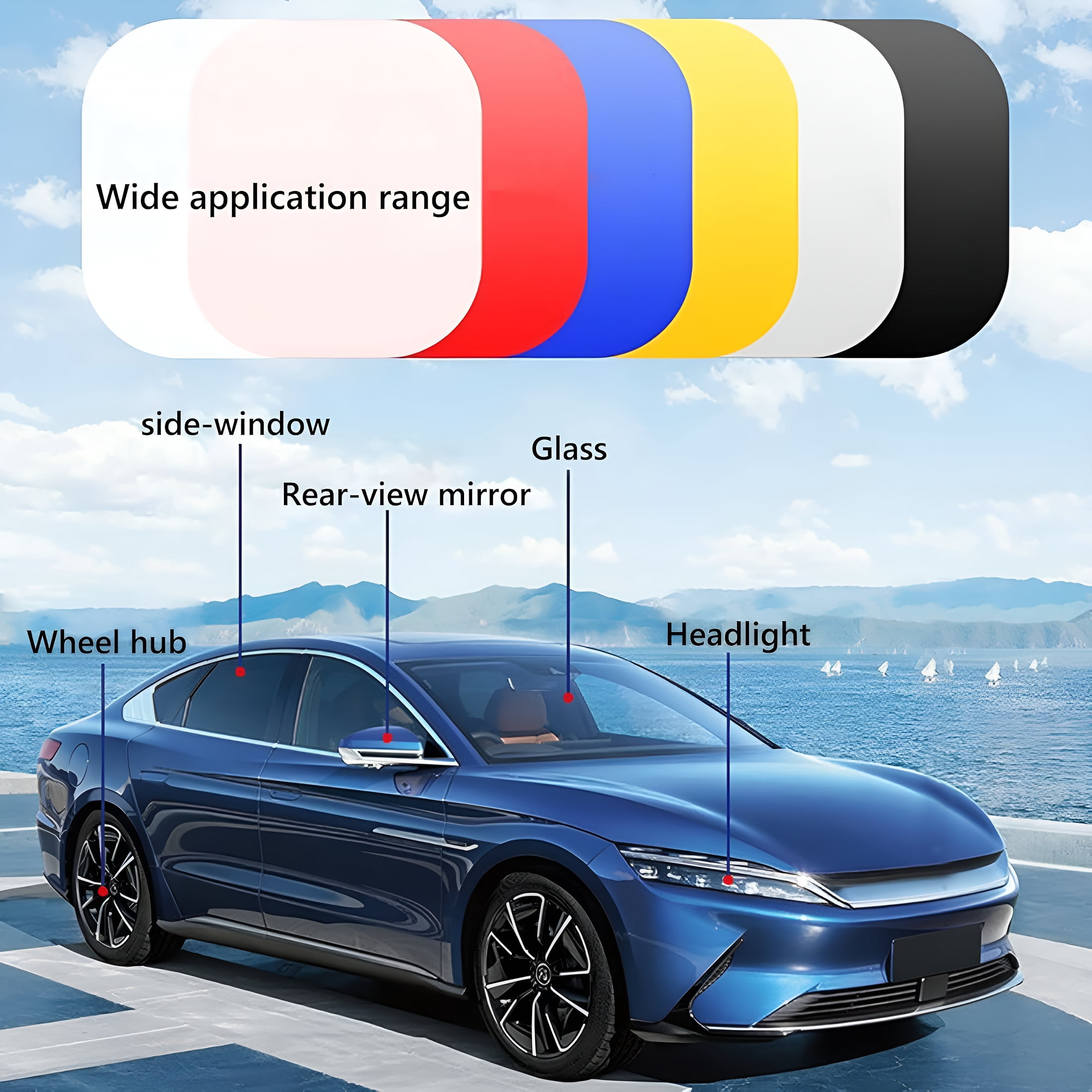 RAGUPEL 2026 New Quick Effect Coating Agent,Car Coating Spray,17.6 Oz Polish Spray Waterless Wash Wax,Spray Wax Polish for Car Scratches(1Pc+Sponge+Cloth)For Car,Suv,Truck,Van(1 Pcs)