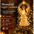 thumbnail image 3 of Lighted Memorial Christmas Tree Topper Collection with Warm Glow and Crystal-Inspired Accents, for Christmas Decorations (Memorial Angel), 3 of 5