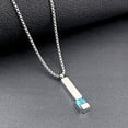 thumbnail image 7 of Urn Necklaces for Ashes Birthstone Cube Urns for Human Ashes Memorial Cremation Urn Locket Keepsake Ashes Jewelry, 7 of 7