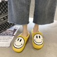 thumbnail image 2 of Pantuflas Cómodas Abrigadas Con Cara Sonriente, Unisex, 2 of 7