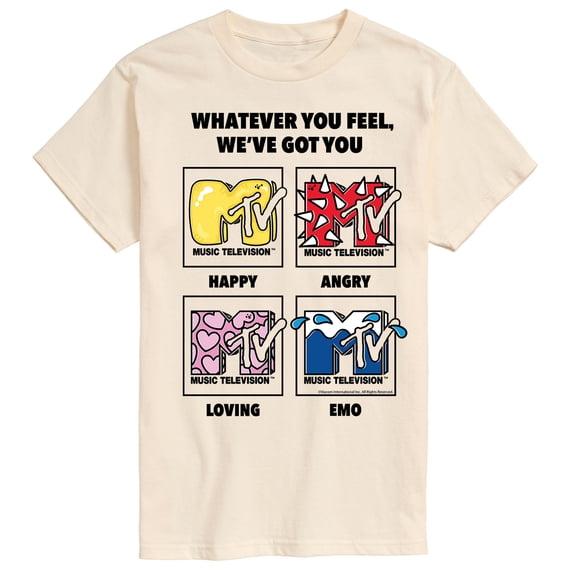 MTV - Feelings - Men's Short Sleeve Graphic T-Shirt