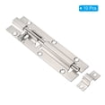 thumbnail image 3 of Unique Bargains Door Barrel Bolt Latch 5 Inch, 10 Pack Stainless Steel Security Latch Sliding Bolt, 3 of 5