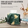 thumbnail image 4 of Holiday Bells Tissue Box Cover Leather Square Rectangle Tissue Box Holder for Bathroom Living Room Desk Office Decor, 4 of 7