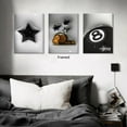 thumbnail image 2 of Hieng Trend Funny Wall Art A İ Love, 8 Ball Poster For Men And Women'S Room Decor-Urban Street Art Canvas Print Picture For Apartment Home Living Bedroom（Only canvas）, 2 of 6