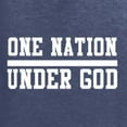 thumbnail image 5 of Wild Bobby One Nation Under God Inspirational/Christian Unisex Crewneck Graphic Sweatshirt, Vintage Heather Navy, 3X-Large, 5 of 5