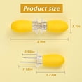 thumbnail image 3 of JIAYUEZHAO 8-Pack Silicone Handle Screw-in Corn Holders, 3 of 8