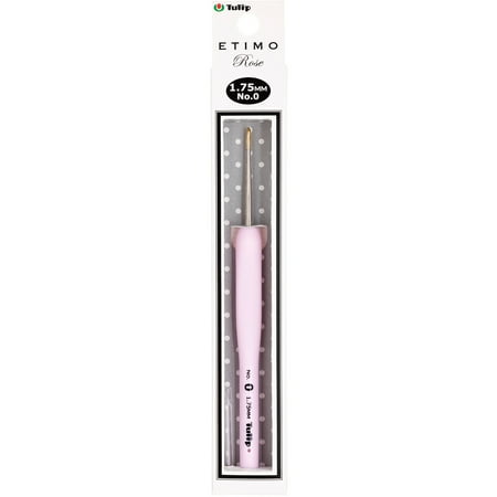 UPC: 0846550014971 | Tulip Etimo Rose Steel Crochet HookSize 0/1.75mm