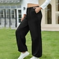 thumbnail image 4 of Birdeem Womens Casual Loose Solid Color Pocket Pants, 4 of 8