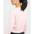 thumbnail image 3 of Real Essentials 5 Pack: Women's Dry Fit Crop Top - Long Sleeve Crew Neck Stretch Athletic Tee (Available in Plus Size), 3 of 7