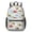 Tractor and Excavators, variant on Tractor and Excavators White Pattern 17" School Backpacks for Teens,Waterproof Oxford Fabric,S-Shape Padded Straps for School,Travel,Hiking,Camping