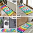 thumbnail image 6 of Colorful Tie Dye Pattern Kitchen Rug Mat,Kitchen Runner Rugs Non Skid Washable,Decorative Kitchen Floor Mats for Kitchen,Sink,Laundry,17"x47.2", 6 of 7