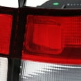 thumbnail image 6 of Spec-D Tuning Red Clear Lens Tail Lights Compatible with 1996-2000 Honda Civic Coupe 2 Door, Left + Right Pair Assembly, 6 of 7