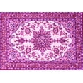 thumbnail image 1 of Ahgly Company Indoor Rectangle Medallion Pink Traditional Area Rugs, 7' x 10', 1 of 4