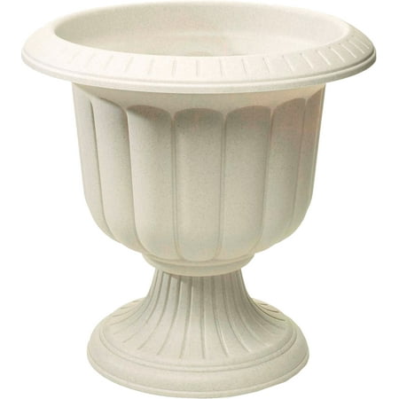 - NOVELTY MFG CO Planter, Classic Urn, Stone Resin, 14-In. 38146