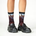 thumbnail image 4 of Kdxio Ferocious Dragon Fury Print Children's Socks for Daily Wear and Sports Use Colorblock Mid-Calf Design Breathable Material, 4 of 5