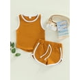 thumbnail image 2 of TSEXIEFOOFU Baby Boys Tanks Tops + Shorts, Sports Casual Style Elastic Waist Drawstring Summer Clothing, 2 of 8