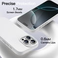 thumbnail image 5 of JETech Liquid Silicone Case for iPhone 16 Pro 6.3-Inch, Silky Soft Touch Full-Body Protective Phone Case, Anti-Scratch Shockproof Cover with Microfiber Lining (White), 5 of 6
