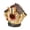 Yellow, variant on mdesiwst Garden Bird House Spacious Hole Hand-Painted Birdhouse Resin Waterproof Outdoor Hanging Birdhouse Sunproof for Bluebird Hummingbird Wren Finch Cardinals