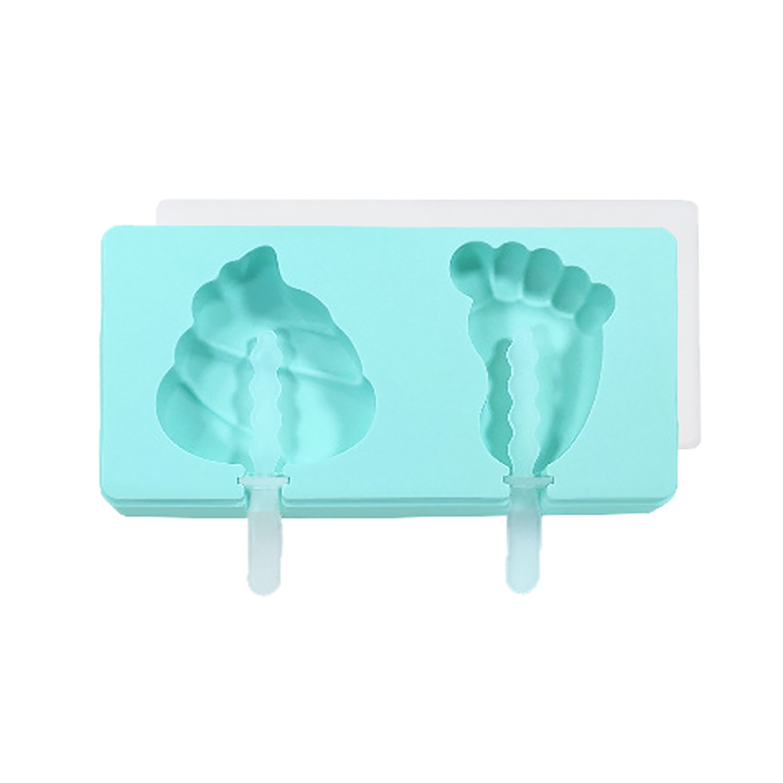 Summer Saving Clearance Miirene DIY Ice Cream Mold With Lid Ice Cream Silicone Mold