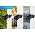 thumbnail image 4 of Reolink 5MP Black Outdoor Security POE Camera, Smart Human/Vehicle Detection, Timelapse, Supports Google Assistant, Night Vision, 24/7 Recording, Audio Recording, RLC-510A (Black), 4 of 12