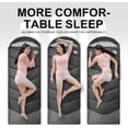 thumbnail image 6 of Sleeping Bags for Adults Cold Weather & Warm,Backpacking Camping Bag Tall Girls Boys,Lightweight,Compact,Waterproof Gear Traveling,Hiking,Hotel,Outdoor Indoor, 6 of 6