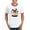Red/White, variant on - The Pug Sings The Blues Men's Ringer T Shirt - 100% Cotton Ringed T-Shirt