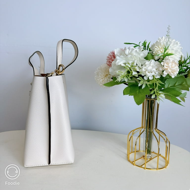 Coach Mollie Tote 25 in Gold/Chalk Light Saddle Womens - Walmart.com