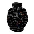 thumbnail image 3 of Sudadera con capucha con estampado 3D divertido, ropa de calle gráfica con fórmulas matemáticas, sudaderas de gran tamaño a la moda para hombres y mujeres, sudaderas con capucha para niños y niñas, ab, 3 of 4