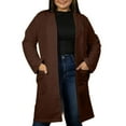 thumbnail image 4 of Panda Uniform by HeedFit Unisex 40" Lab Coat, 8XL, Chocolate, 4 of 7