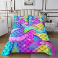 thumbnail image 1 of Erosebridal Mermaid Coverlet Set King,Gradient Fishtail Bedding Set,Princess Room Decorative,Ultra Soft,3 Pieces, 1 of 5