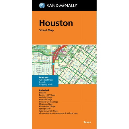 Rand McNally Folded Map: Houston Street Map, (Paperback)