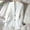 White Coats for Winter, variant on Women's Solid Color Long Sleeve Lape Luxury Suit Casual Jacket Slim Blazer Double Breasted Fashion Jacket White XXL