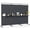 Grey, variant on Gymax 3-Panel Room Divider w/Shelves Lockable Wheels for Living Room Bedroom Office Black