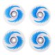 thumbnail image 1 of Paquete de 4 Ruedas de Repuesto para Patines en Línea para Exteriores, Rueda de Poliuretano con Luz Intermitente para Hombres Y Mujeres, Accesorios Pa 72mm azul Soledad Rueda de patines de ruedas iluminados, 1 of 10