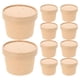 thumbnail image 1 of GOOHOCHY 10 juegos de vasos desechables de papel para helado, postres y pudines., 1 of 8