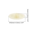 thumbnail image 2 of Screw Cap Covers, 40 Pack 11.5x3mm Plastic Screw Decoration Cover, Light Yellow, 2 of 5