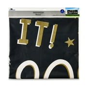 Graduation 2024 Black, White & Gold You Did It Banner, 72", by Way To Celebrate