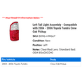 thumbnail image 2 of Left Tail Light Assembly - Compatible with 2004 - 2006 Toyota Tundra Crew Cab Pickup 2005, 2 of 2