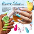 thumbnail image 2 of Set de esmaltes de uñas AZUREBEAUTY Summer 8 colores, 10 ml, secado rápido, 2 of 7