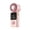 Pink, variant on Portable Handheld Ice Compress Fan, Foldable Rechargeable Mini Fan, Semiconductor Cooling Fan With Digital Display, Low Noise Personal Fan For Outdoor Commute, Camping, White