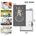thumbnail image 6 of Yayeee 100% Cotton Hand Towels for Bathroom 16" x 28" Soft Absorbent Kitchen Towel, Black Astronaut Space, 6 of 7