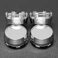 thumbnail image 2 of 4pcs/lot High 60mm Chrome Plastic Flat Surface Car Wheel Center Hub Caps Dust Cover Auto Rim Tire Hubcap, 2 of 2