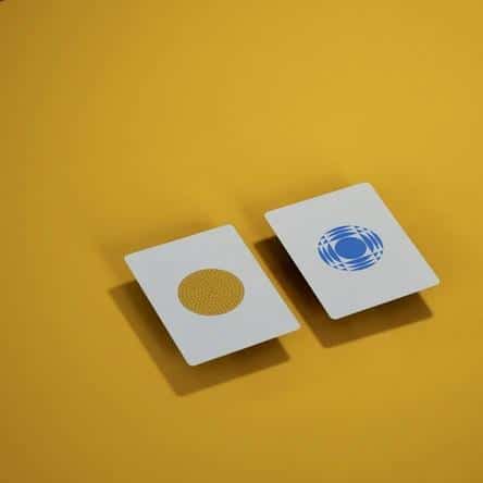 Assembly Graphic 303 Light Playing Cards by Eliot Slevin
