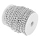 thumbnail image 3 of 25 m/rollo de perlas de galvanoplastia, cuentas de alambre, guirnalda, cadena, decoración de boda DIY, 6mm (plateado), 3 of 9