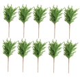 thumbnail image 2 of 10 piezas de ramas de pino navideñas, de , rama de pino artificial decorativa para festivales, fiestas, guirnaldas navideñas, 2 of 9