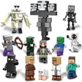 thumbnail image 1 of Juego de 13 minifiguras Lego compatibles con Minecraft de Rl, 1 of 5